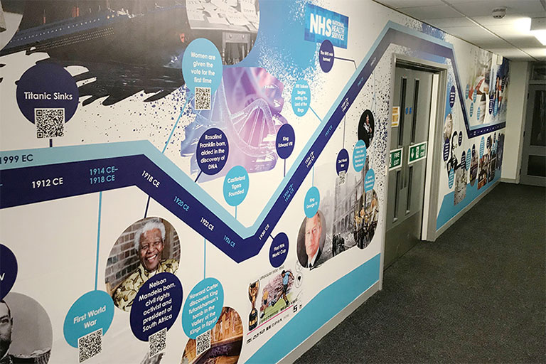 “WOW! This looks amazing” was the client response following the installation of bespoke wall graphics at The Vale Primary Academy.