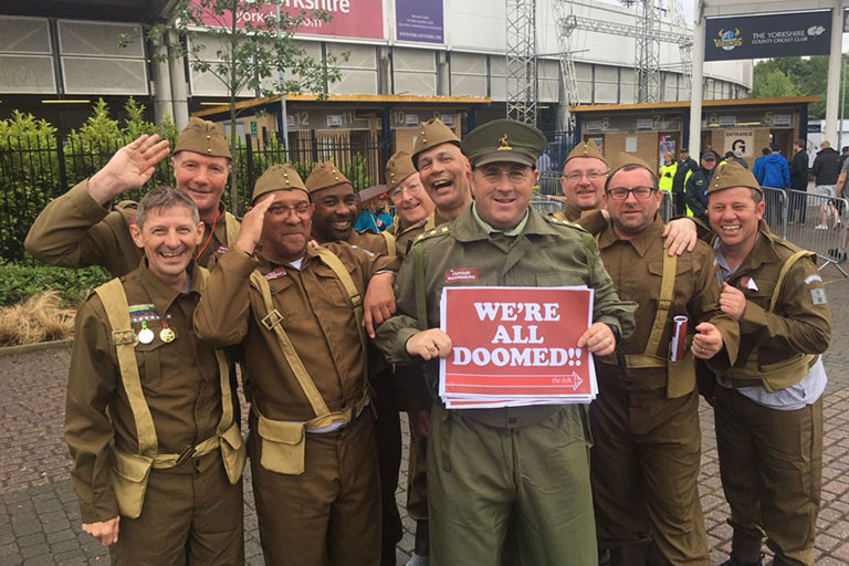 The Ark meets Dad's Army at Headingley