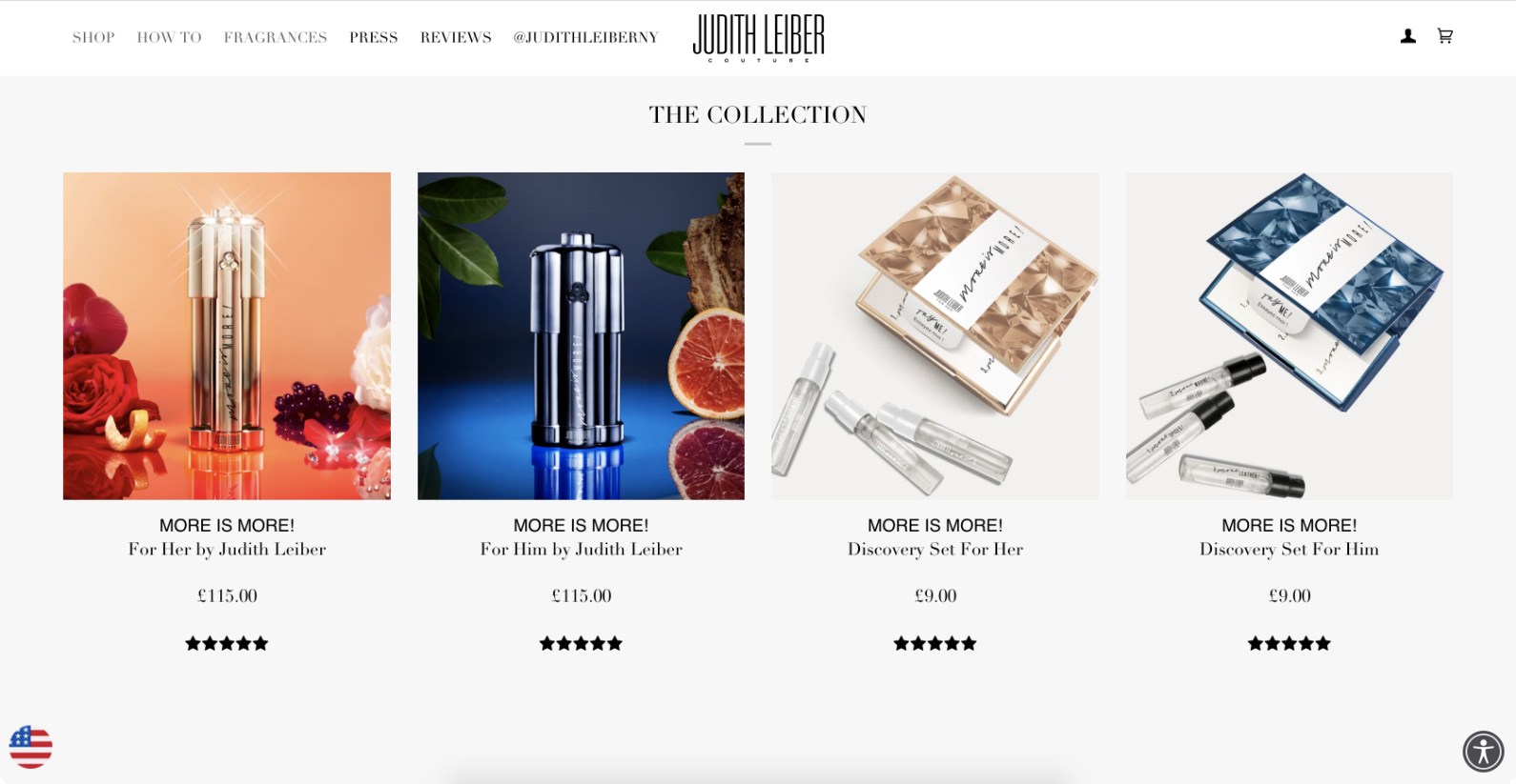 Judith Leiber products page