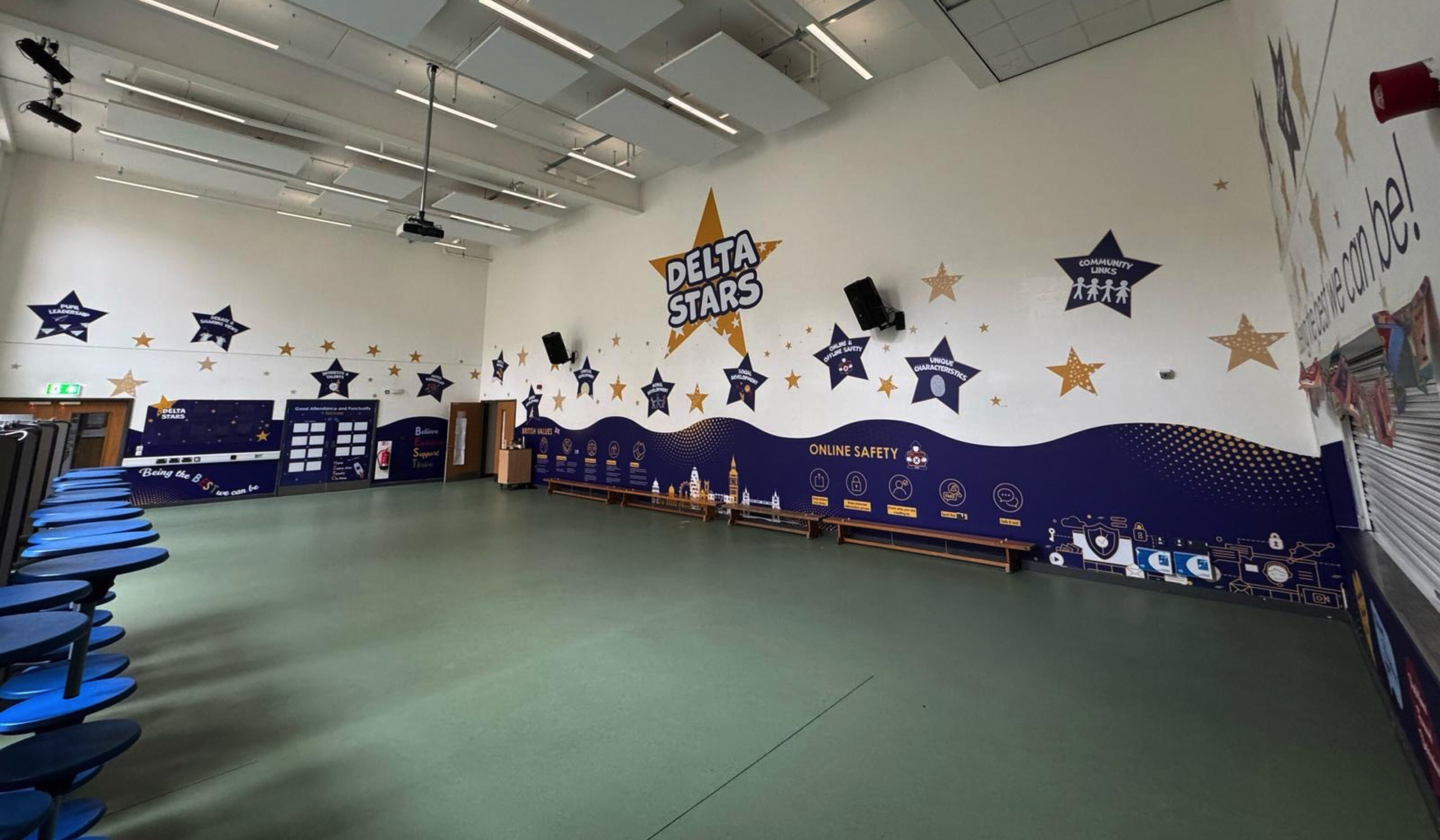Delta Stars Wall